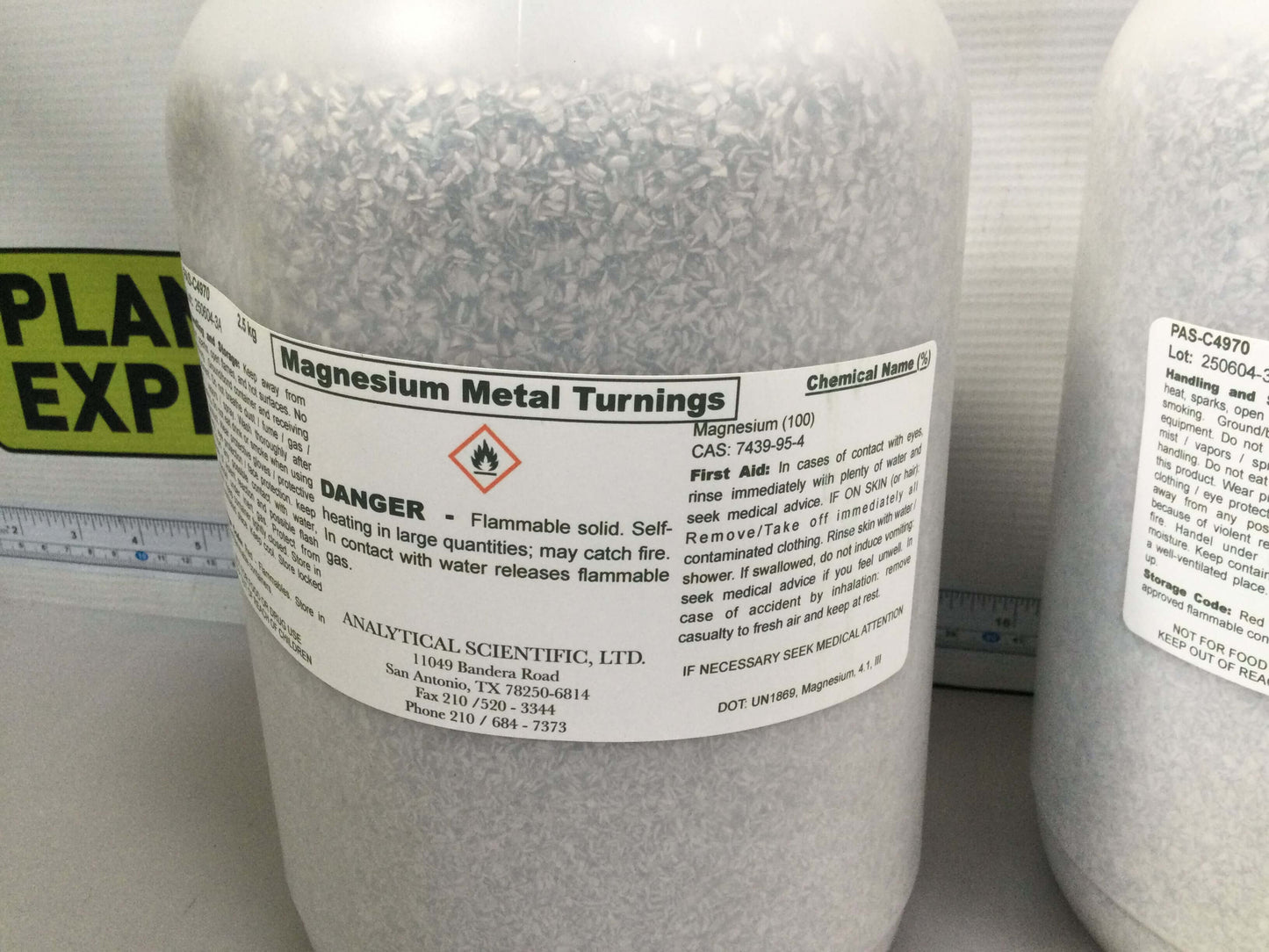 Magnesium Metal Turnings – 2.5kg, 99.8% Purity – For Lab & Industrial Use - AmeriTechSupplies