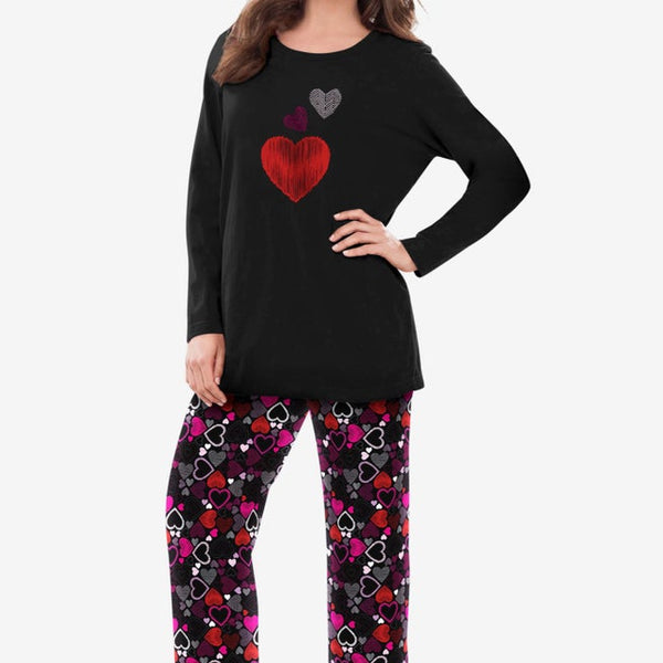 Long Sleeve Knit PJ Set image number 0