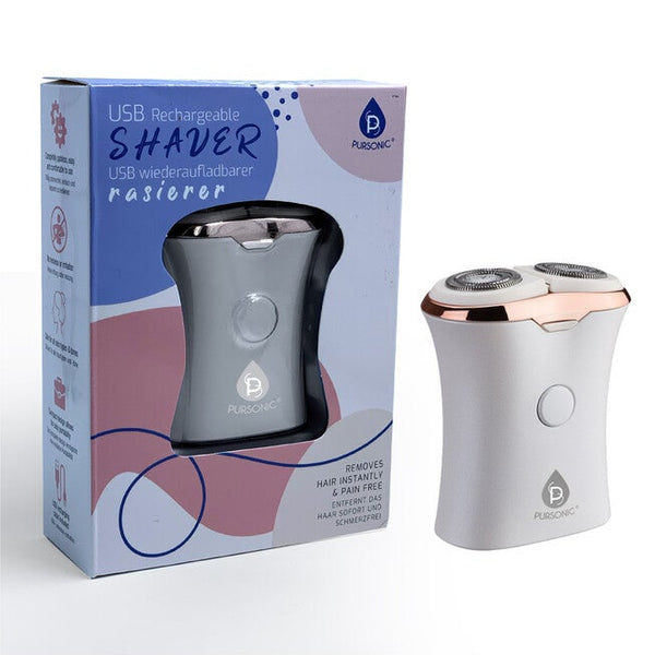 Usb Rechargeable Ladies Shaver, WHITE, hi-res image number 0