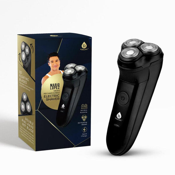 Mario Lopez Men'S Rechargeable Electric Shaver, O, hi-res image number 0