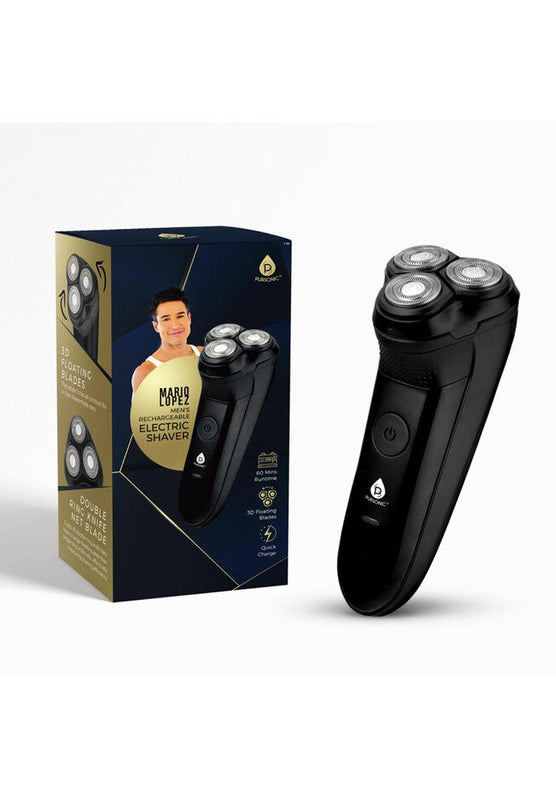 Mario Lopez Men'S Rechargeable Electric Shaver, O, hi-res image number 0