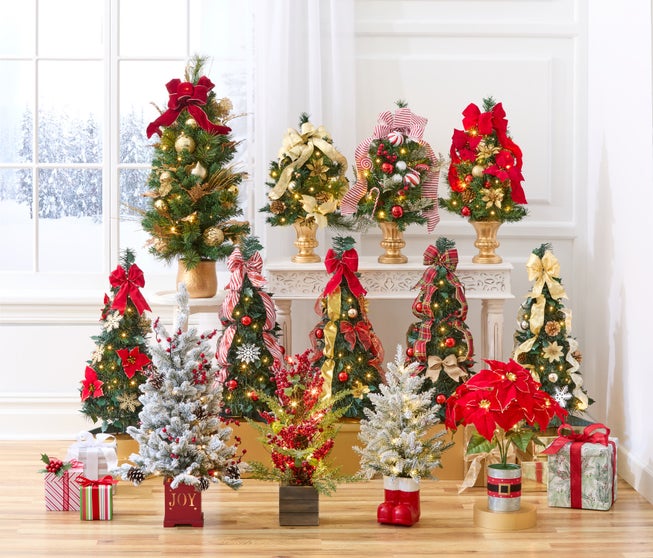 Pre-Lit Tabletop Trees How To Style