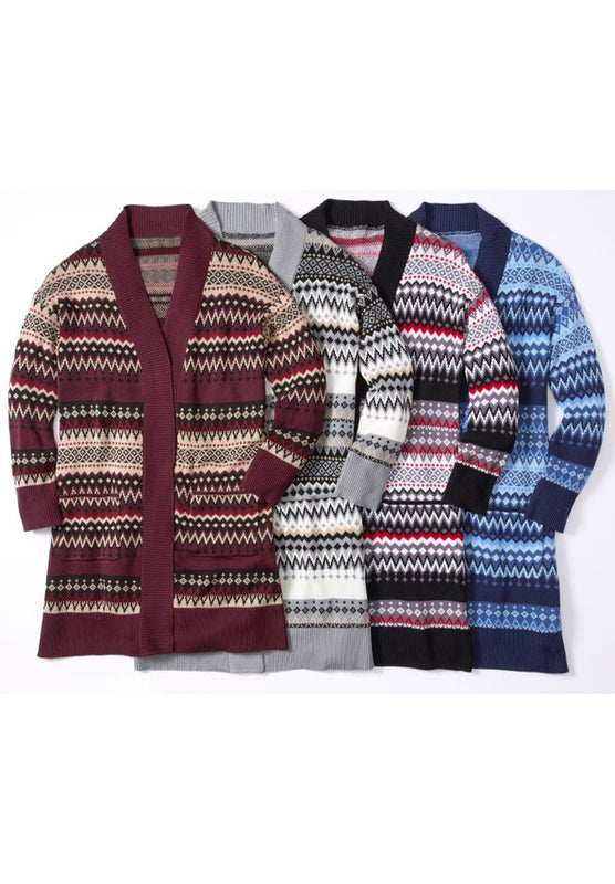 Classic Fair Isle Coatigan