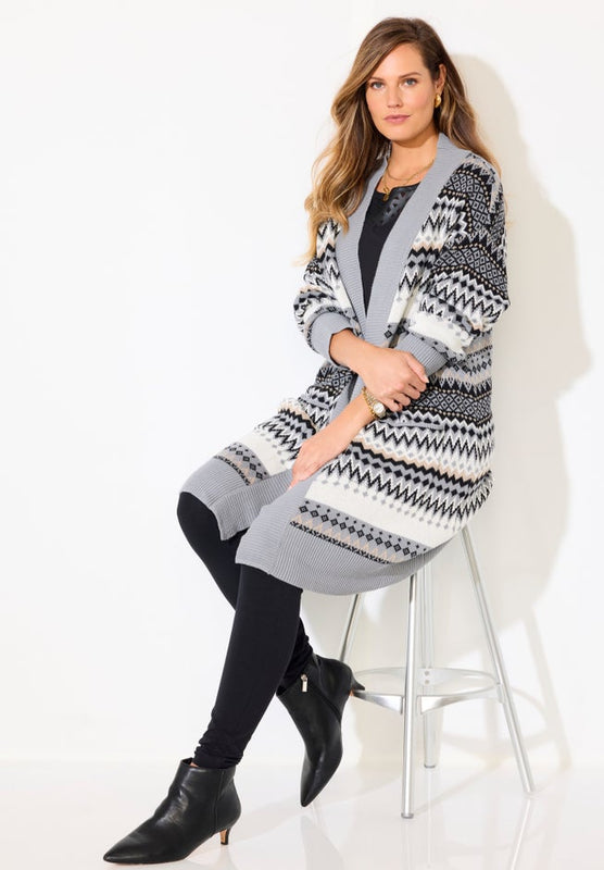 Classic Fair Isle Coatigan