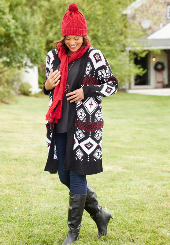 Classic Fair Isle Coatigan