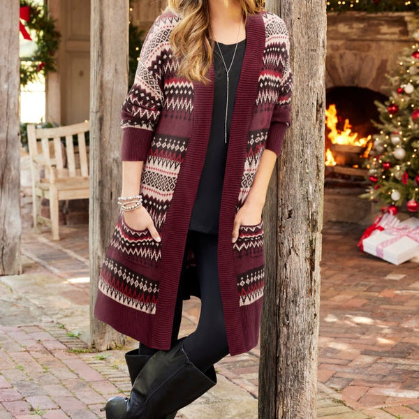 Classic Fair Isle Coatigan