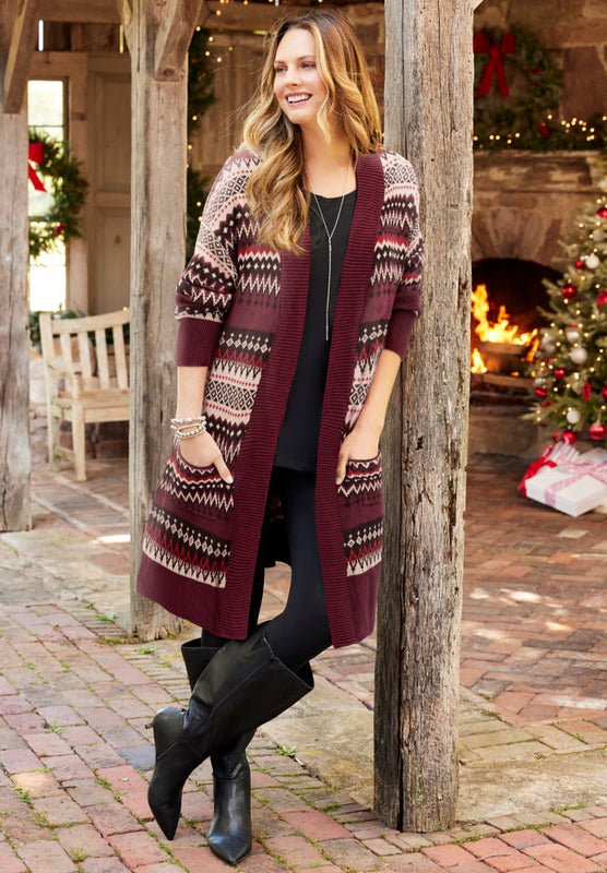 Classic Fair Isle Coatigan