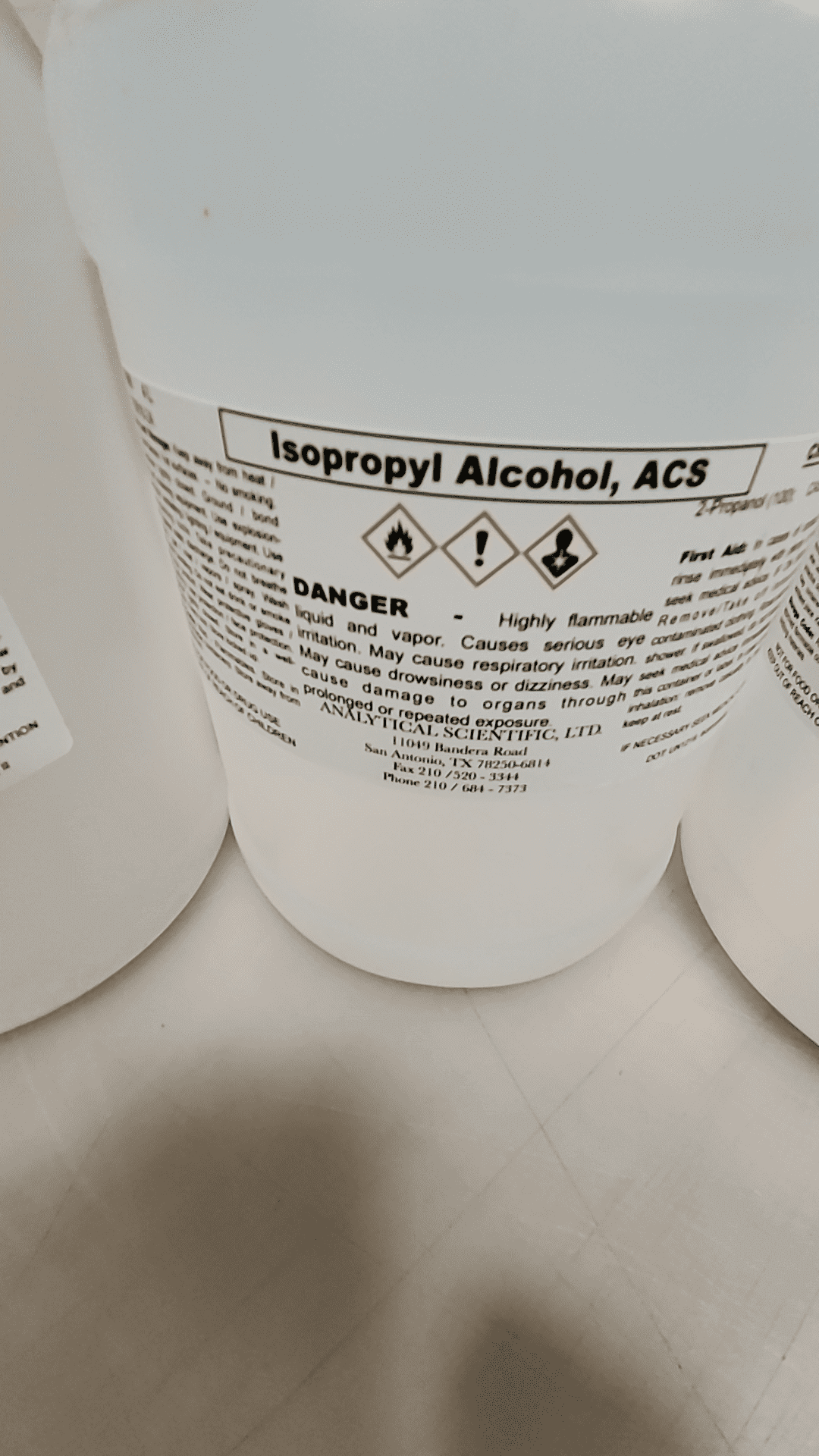 Isopropyl Alcohol 99.99% ACS Grade – 4L Sealed Bottle | Lab & Industrial Use - AmeriTechSupplies